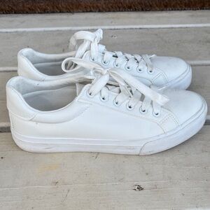 Classic White Low-Top Sneakers